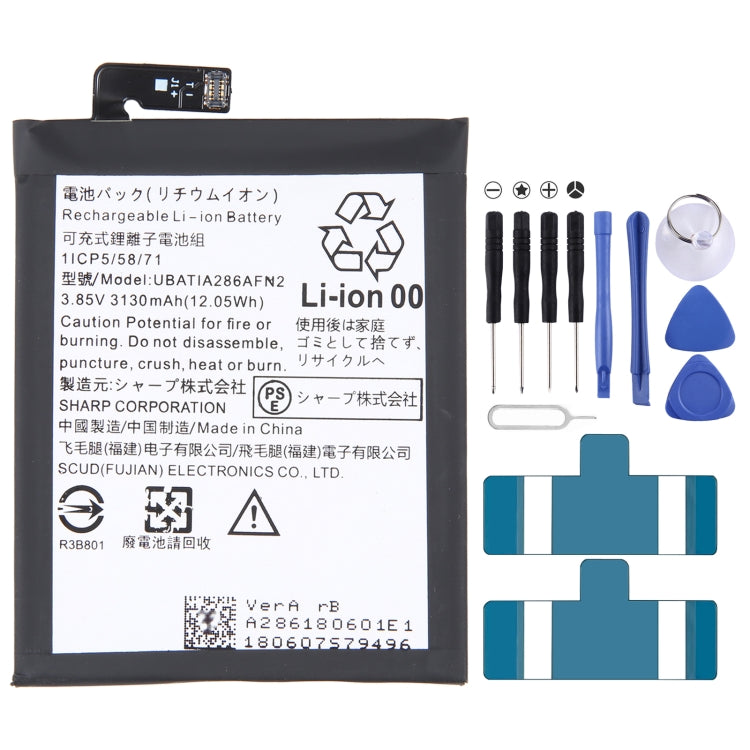 For Sharp AQUOS R2 zero 1 SH-03K Battery Replacement UBATIA286AFN2, For INFOCIS veken M680 M535 HE306, For Sharp R1, For Sharp Aquos S3 FS8032, For Sharp AQUOS 704Sh, For Sharp AQUOS R3 808SH SH-04L SHV44 SH-R10, For Sharp AQUOS R2 zero 1 SH-03K       ...