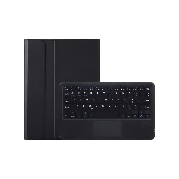 AHW13-A Lambskin Texture Ultra-thin Detachable Bluetooth Keyboard Leather Case with Touchpad, AHW13-A