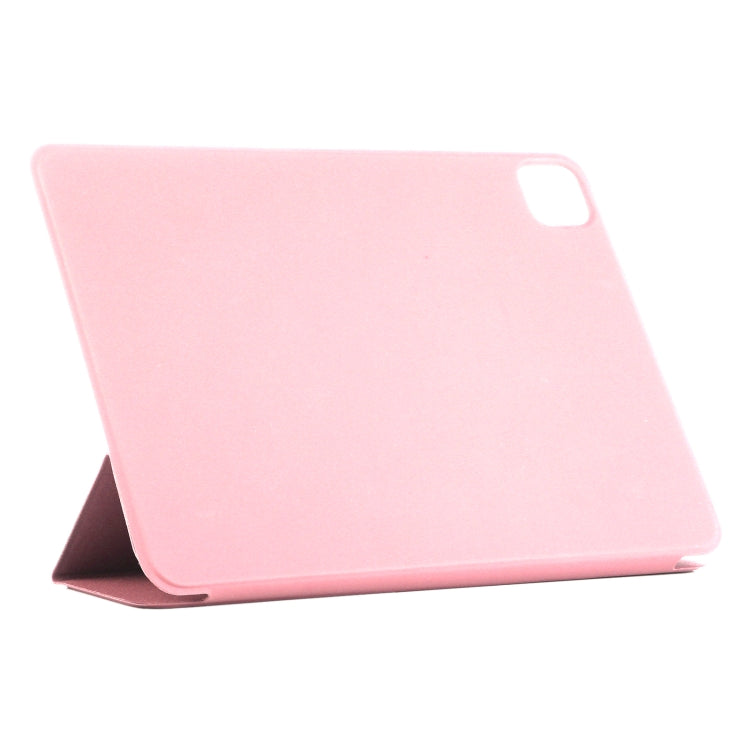 Horizontal Flip Ultra-thin Double-sided Clip Without Magnetic PU Leather Case With Three-folding Holder & Sleep / Wake-up Function, For iPad Pro 11 inch (2020) / Pro 11 2018 / Air 2020 10.9
