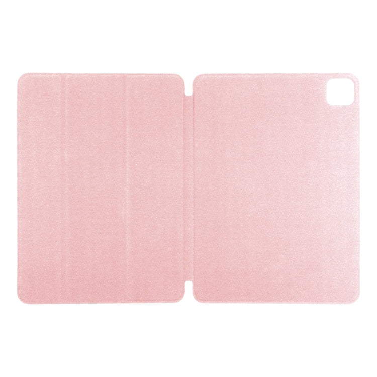 Non-buckle Double-sided Magnetic Flip Leather Tablet Case With Holder & Sleep / Wake-up Function, For iPad Air 13 2024 / Pro 12.9 2020