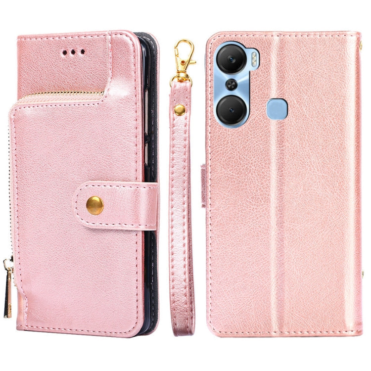 Zipper Bag Leather Phone Case, For Infinix Hot 12 Pro, For Infinix Hot 12i, For Infinix Hot 20i, For Infinix Note 11, For Infinix Smart 7, For Infinix Zero 20