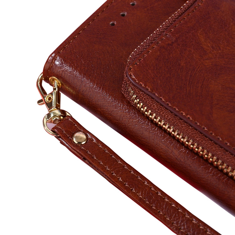 Zipper Bag Leather Phone Case, For Infinix Hot 12 Pro, For Infinix Hot 12i, For Infinix Hot 20i, For Infinix Note 11, For Infinix Smart 7, For Infinix Zero 20