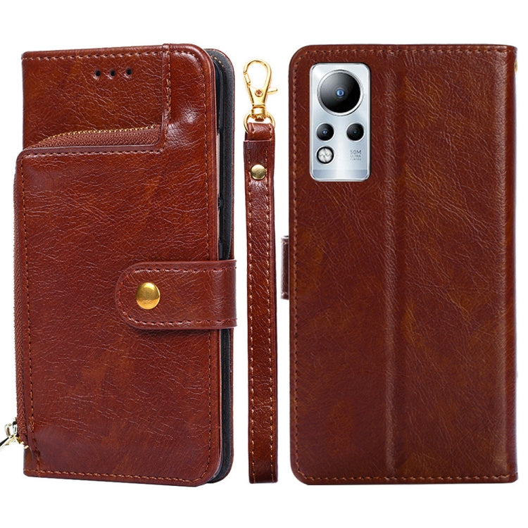 Zipper Bag Leather Phone Case, For Infinix Hot 12 Pro, For Infinix Hot 12i, For Infinix Hot 20i, For Infinix Note 11, For Infinix Smart 7, For Infinix Zero 20