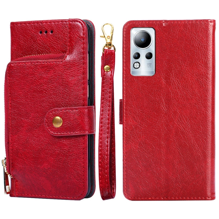 Zipper Bag Leather Phone Case, For Infinix Hot 12 Pro, For Infinix Hot 12i, For Infinix Hot 20i, For Infinix Note 11, For Infinix Smart 7, For Infinix Zero 20