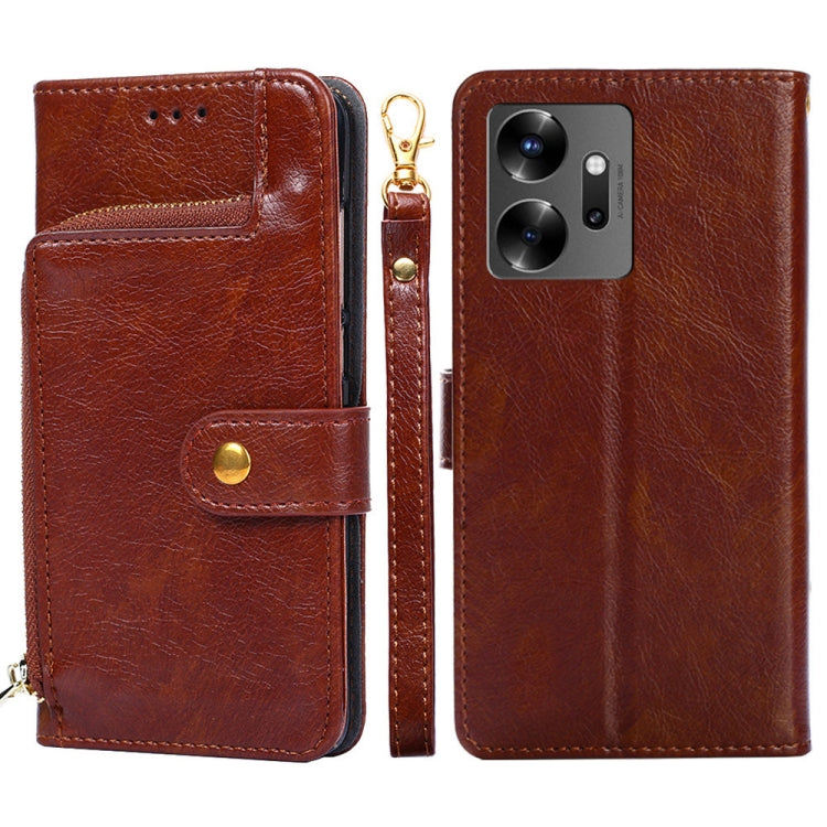 Zipper Bag Leather Phone Case, For Infinix Hot 12 Pro, For Infinix Hot 12i, For Infinix Hot 20i, For Infinix Note 11, For Infinix Smart 7, For Infinix Zero 20