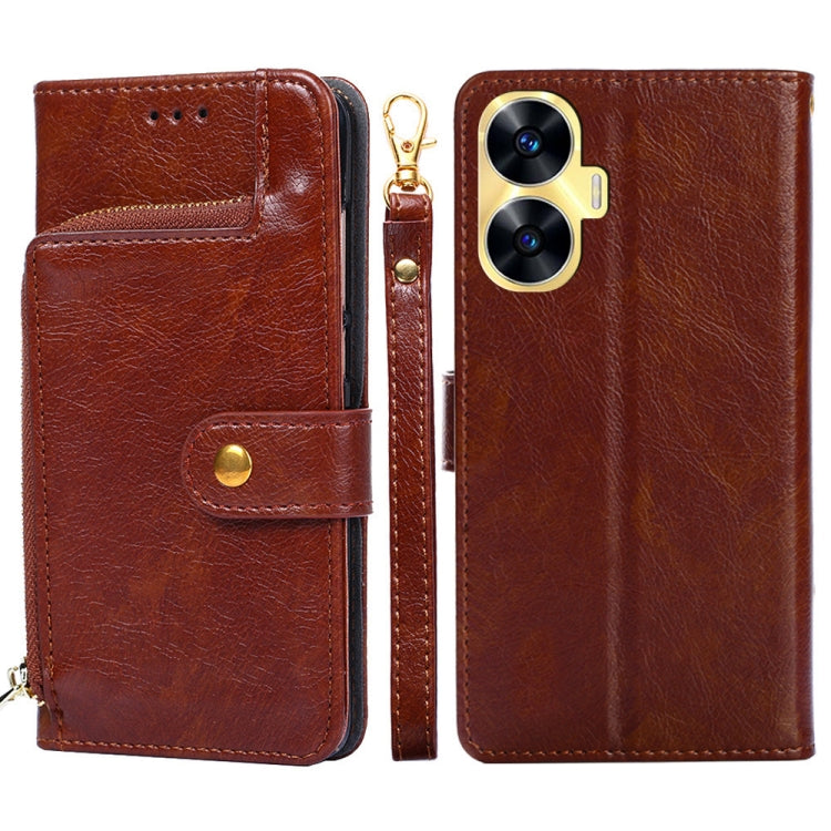 Zipper Bag Leather Phone Case, For Motorola Moto G Power 2023, For OPPO Find X6 5G, For OPPO Find X6 Pro 5G, For Realme C55 4G, For Realme GT Neo5, For Realme V30 5G / V30T