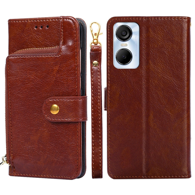 Zipper Bag Leather Phone Case, For Tecno Camon 19 / 19 Pro, For Tecno Pop 6 Pro, For Tecno Pova 4 Pro, For vivo S16e, For vivo Y100 5G, For Xiaomi Redmi Note 12 4G Global