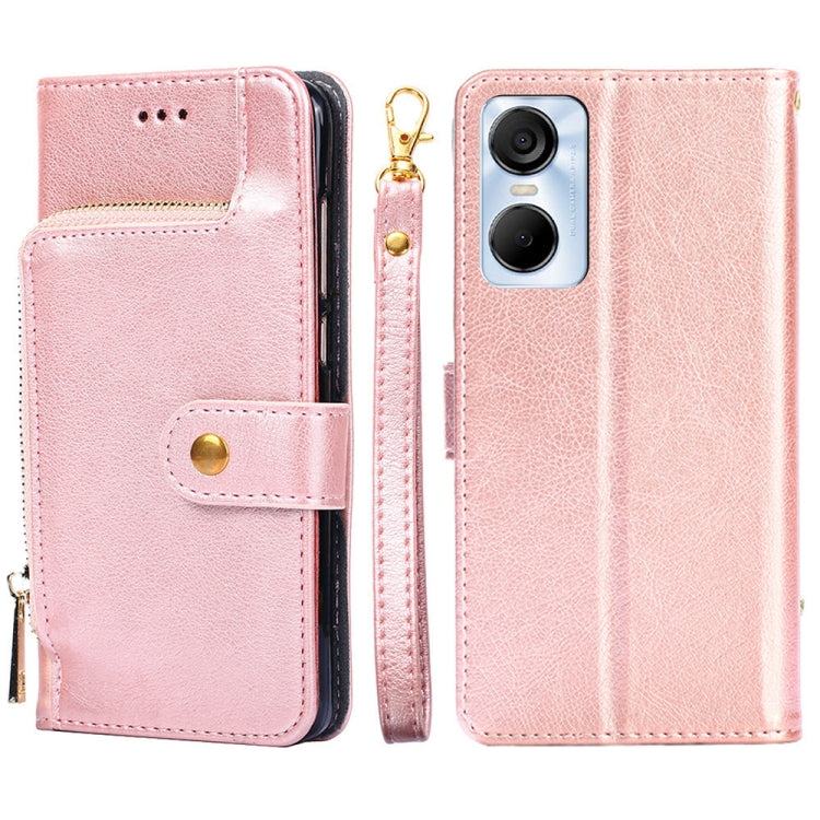 Zipper Bag Leather Phone Case, For Tecno Camon 19 / 19 Pro, For Tecno Pop 6 Pro, For Tecno Pova 4 Pro, For vivo S16e, For vivo Y100 5G, For Xiaomi Redmi Note 12 4G Global