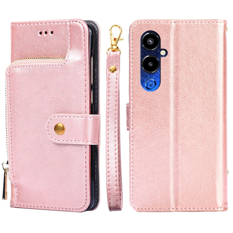 Zipper Bag Leather Phone Case, For Tecno Camon 19 / 19 Pro, For Tecno Pop 6 Pro, For Tecno Pova 4 Pro, For vivo S16e, For vivo Y100 5G, For Xiaomi Redmi Note 12 4G Global