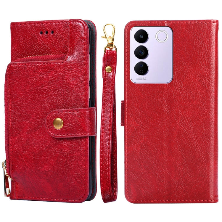 Zipper Bag Leather Phone Case, For Tecno Camon 19 / 19 Pro, For Tecno Pop 6 Pro, For Tecno Pova 4 Pro, For vivo S16e, For vivo Y100 5G, For Xiaomi Redmi Note 12 4G Global