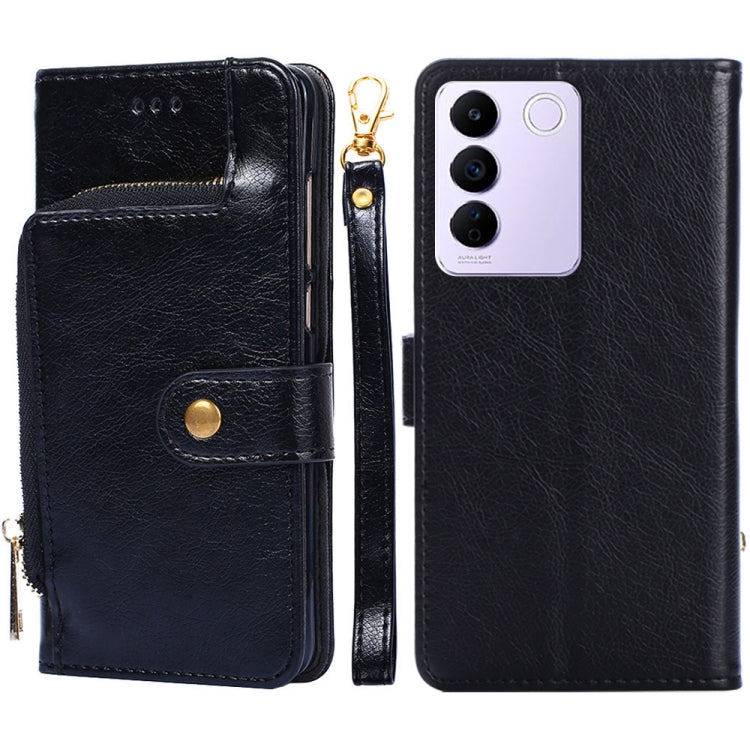 Zipper Bag Leather Phone Case, For Tecno Camon 19 / 19 Pro, For Tecno Pop 6 Pro, For Tecno Pova 4 Pro, For vivo S16e, For vivo Y100 5G, For Xiaomi Redmi Note 12 4G Global