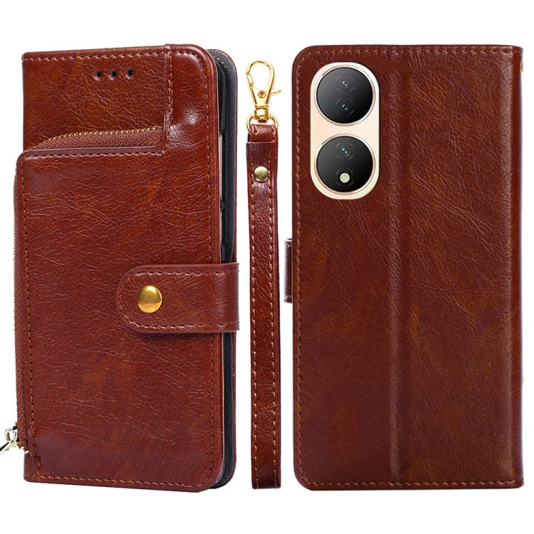 Zipper Bag Leather Phone Case, For Tecno Camon 19 / 19 Pro, For Tecno Pop 6 Pro, For Tecno Pova 4 Pro, For vivo S16e, For vivo Y100 5G, For Xiaomi Redmi Note 12 4G Global