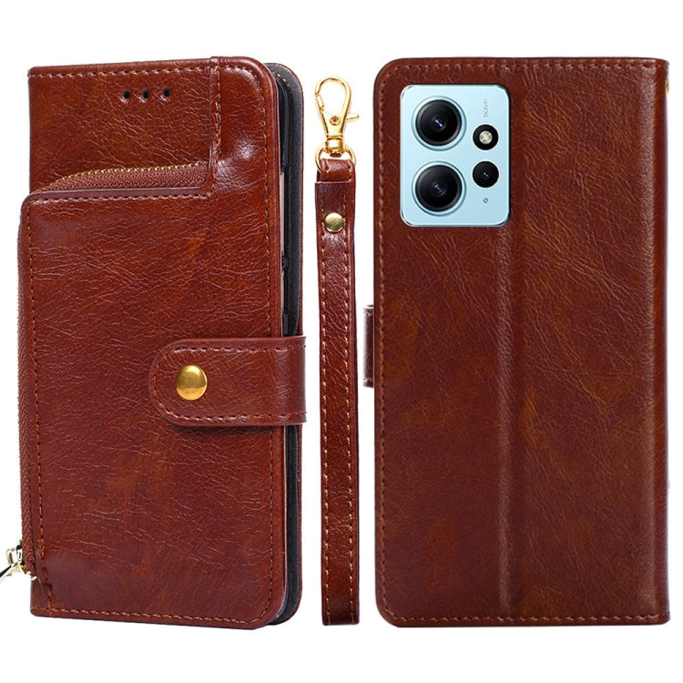 Zipper Bag Leather Phone Case, For Tecno Camon 19 / 19 Pro, For Tecno Pop 6 Pro, For Tecno Pova 4 Pro, For vivo S16e, For vivo Y100 5G, For Xiaomi Redmi Note 12 4G Global