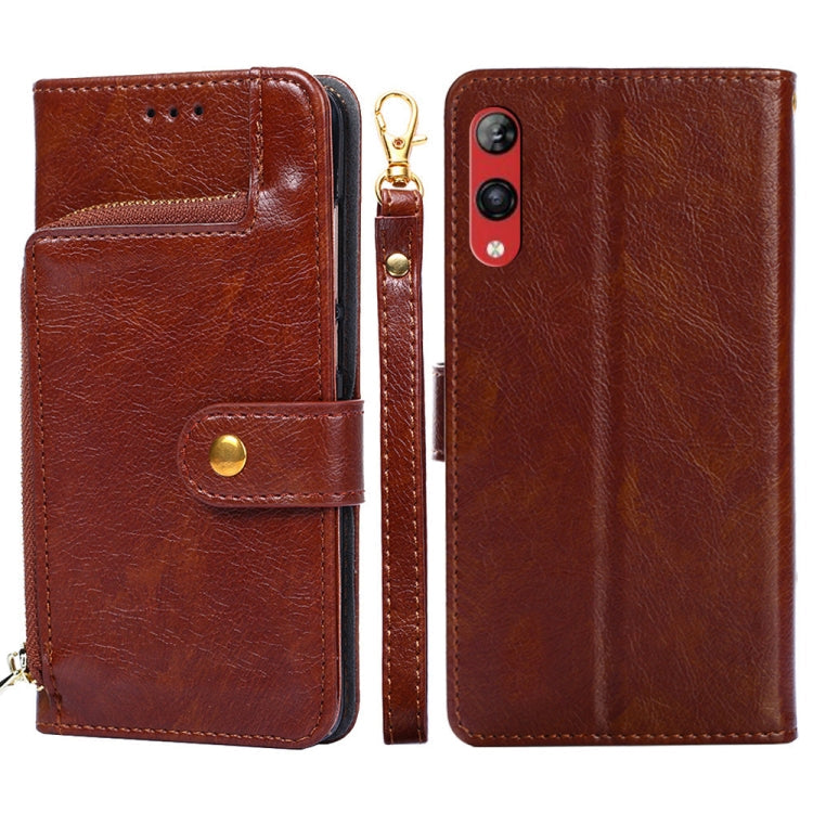Zipper Bag Leather Phone Case, For Huawei P60 / P60 Pro, For Rakuten Big S, For Rakuten Hand 4G, For Nokia G22, For Honor Magic5, For Honor Magic5 Pro