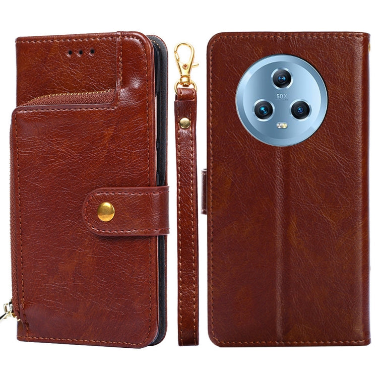 Zipper Bag Leather Phone Case, For Huawei P60 / P60 Pro, For Rakuten Big S, For Rakuten Hand 4G, For Nokia G22, For Honor Magic5, For Honor Magic5 Pro