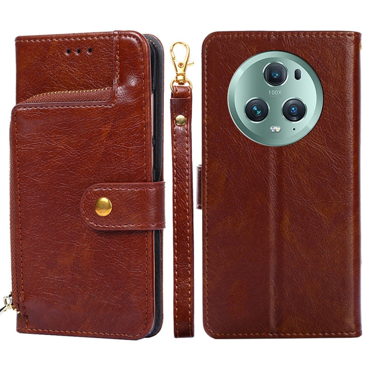 Zipper Bag Leather Phone Case, For Huawei P60 / P60 Pro, For Rakuten Big S, For Rakuten Hand 4G, For Nokia G22, For Honor Magic5, For Honor Magic5 Pro