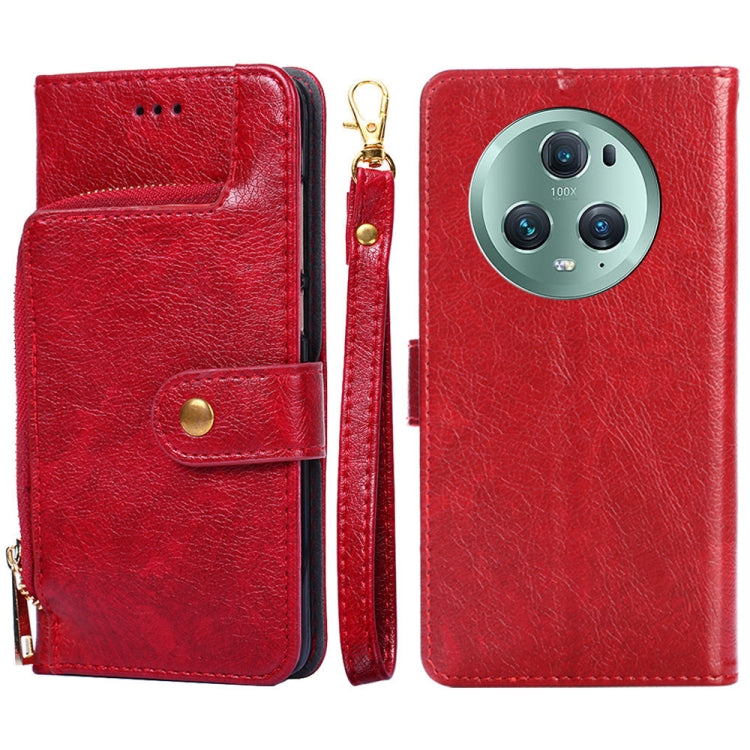 Zipper Bag Leather Phone Case, For Huawei P60 / P60 Pro, For Rakuten Big S, For Rakuten Hand 4G, For Nokia G22, For Honor Magic5, For Honor Magic5 Pro