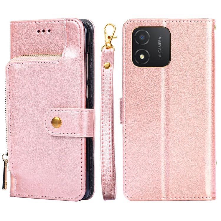 Zipper Bag Leather Phone Case, For Honor X5 4G, For Honor X40, For OnePlus Ace 2V 5G