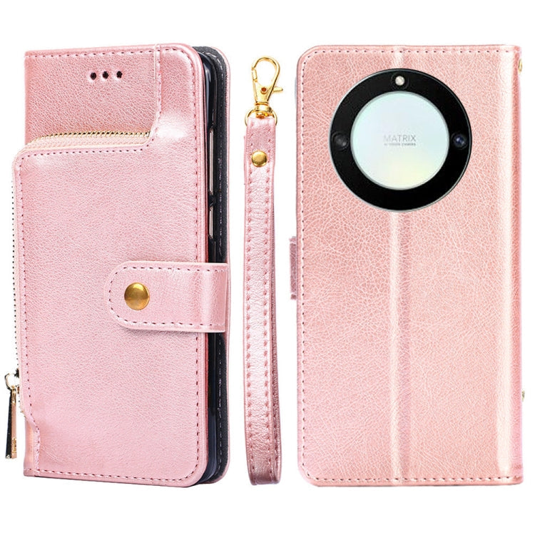 Zipper Bag Leather Phone Case, For Honor X5 4G, For Honor X40, For OnePlus Ace 2V 5G
