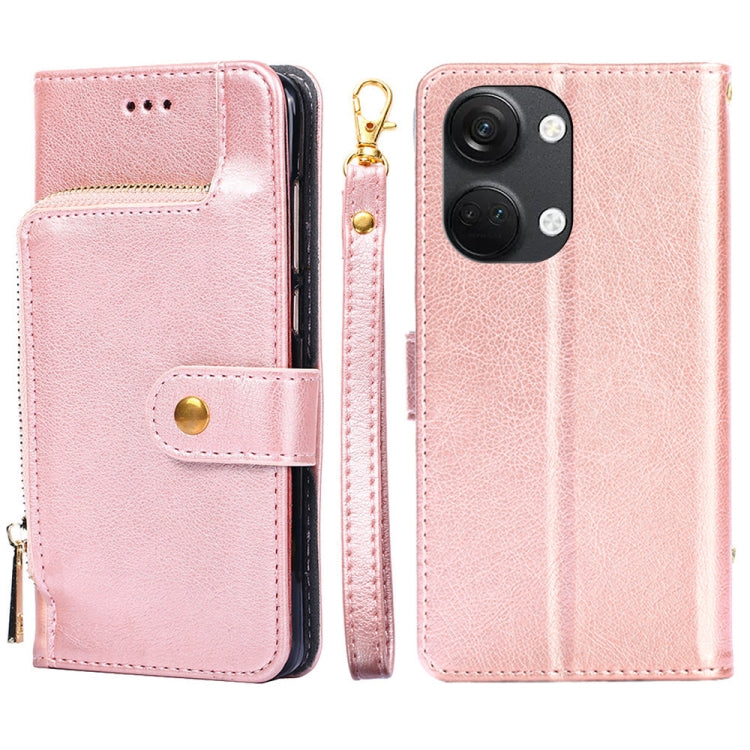Zipper Bag Leather Phone Case, For Honor X5 4G, For Honor X40, For OnePlus Ace 2V 5G