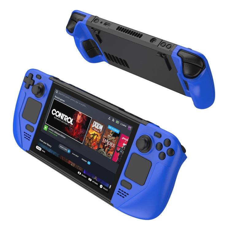 GKK For Steam Deck Color Contrast Anti-fall Game Console Case, GKK Case(Red), GKK Case(Blue), GKK Case(Black)