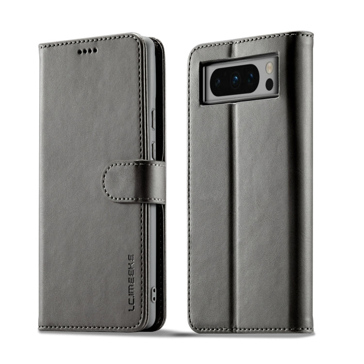 LC.IMEEKE Calf Texture Horizontal Flip Leather Case, For Google Pixel 8 Pro