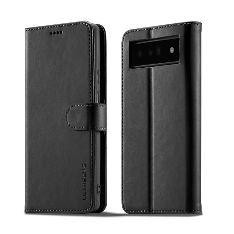 LC.IMEEKE Calf Texture Flip Leather Phone Case, For Google Pixel 7a, For Google Pixel 6a