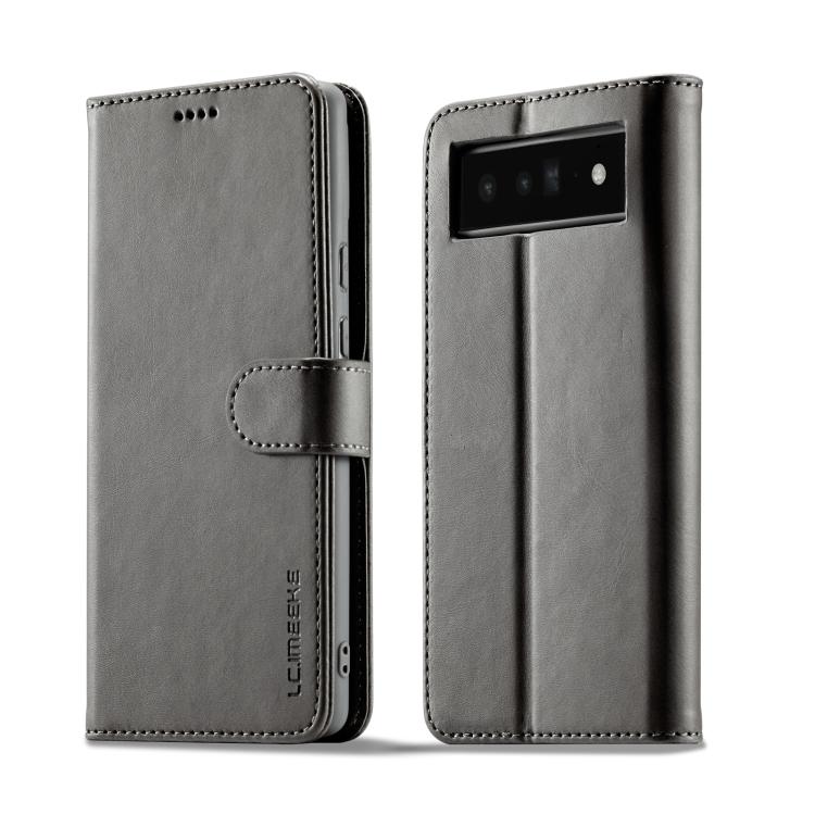 LC.IMEEKE Calf Texture Flip Leather Phone Case, For Google Pixel 7a, For Google Pixel 6a
