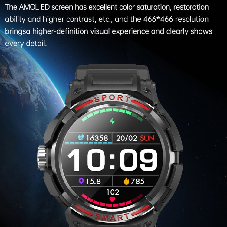 OVISEN T100 1.39 inch TFT Screen 2 in 1 Bluetooth Headset Smart Watch, Support Blood Oxygen Monitoring/Bluetooth Music