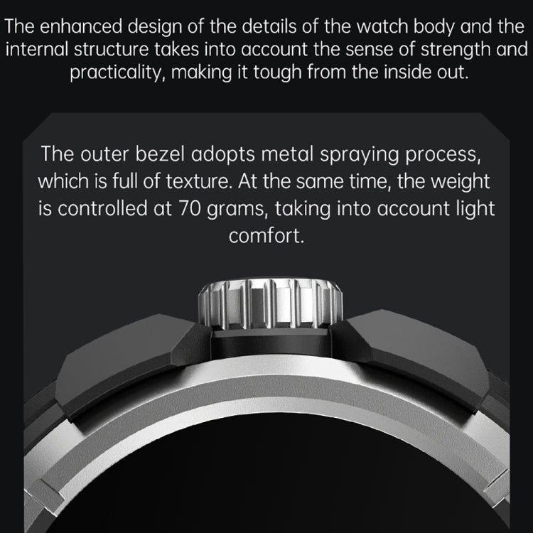 OVISEN T100 1.39 inch TFT Screen 2 in 1 Bluetooth Headset Smart Watch, Support Blood Oxygen Monitoring/Bluetooth Music