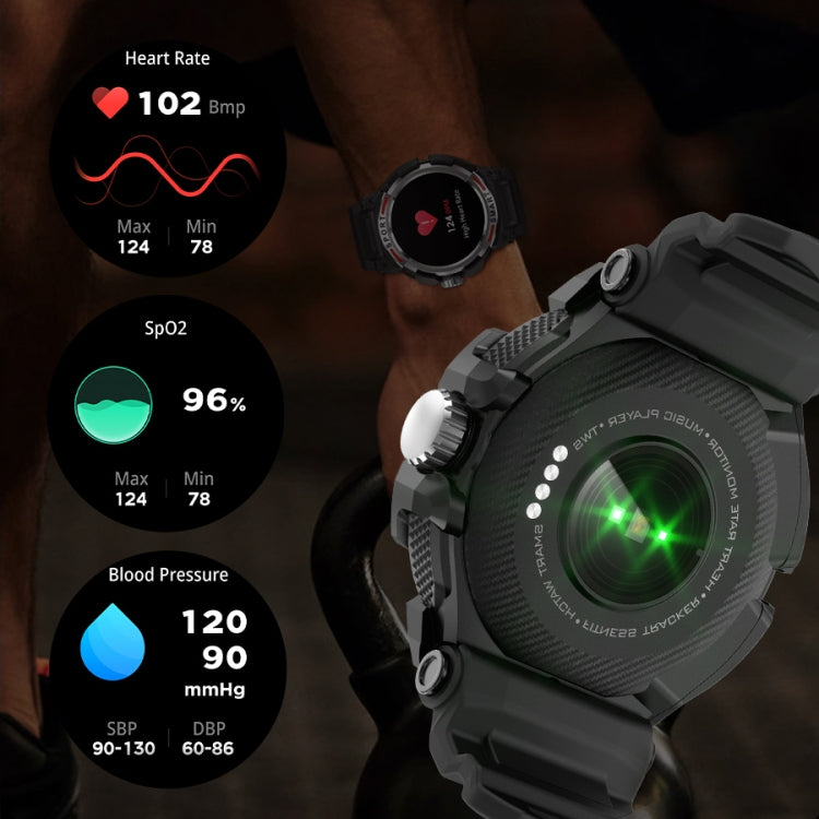 OVISEN T100 1.39 inch TFT Screen 2 in 1 Bluetooth Headset Smart Watch, Support Blood Oxygen Monitoring/Bluetooth Music