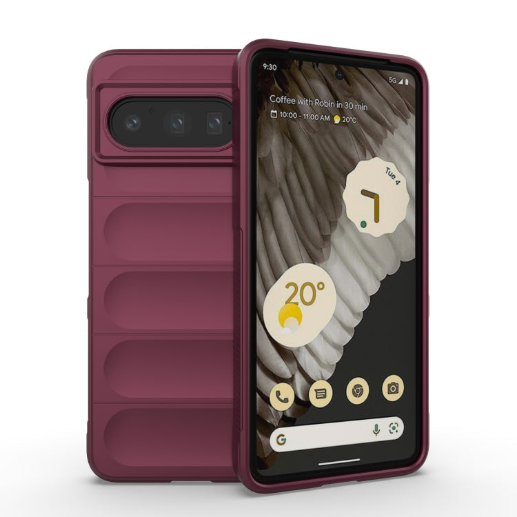Magic Shield TPU + Flannel Phone Case, For Google Pixel 9 5G Global, For Google Pixel 8 Pro 5G