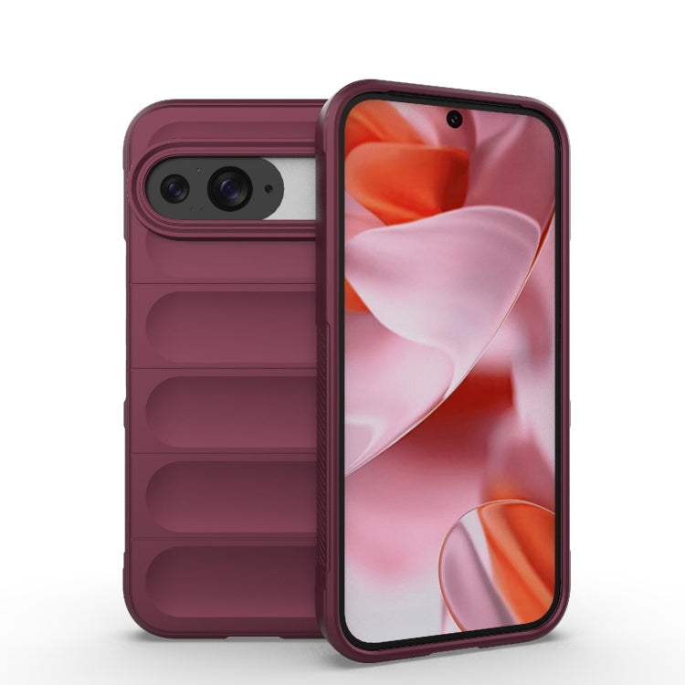 Magic Shield TPU + Flannel Phone Case, For Google Pixel 9 5G Global, For Google Pixel 8 Pro 5G