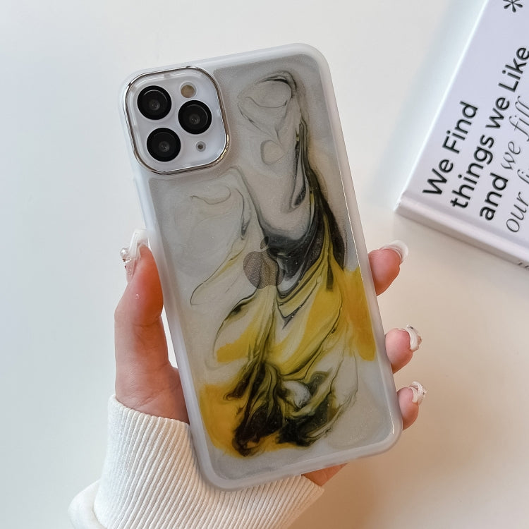Oil Painting Electroplating TPU Phone Case, For iPhone 12 Pro Max, For iPhone 11 Pro, For iPhone 11 Pro Max, For iPhone SE 2022/2020 / 8 / 7