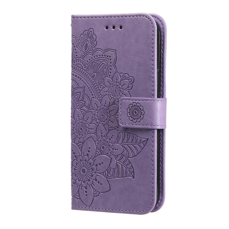Seven-petal Flowers Embossing Leather Phone Case, For Huawei Enjoy 80, For Huawei nova 13 Pro, For Huawei nova 13 / nova 12, For Huawei Enjoy 70 Pro