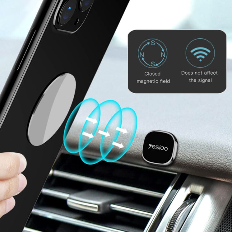 Yesido C81 Car Dashboard Mini Strong Magnetic Phone Holder, C81 (Black), C81 (Silver)