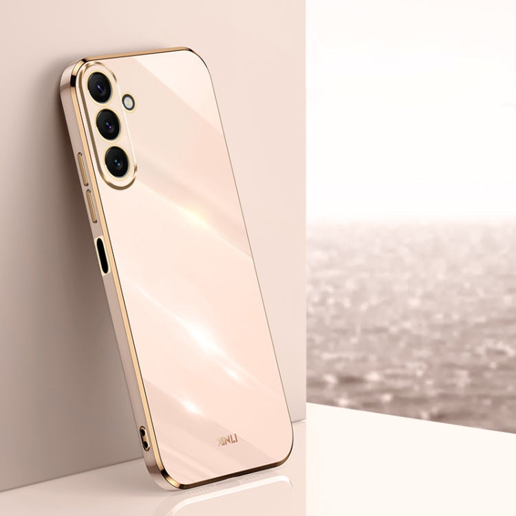 XINLI Straight Edge 6D Electroplate TPU Phone Case, For Samsung Galaxy A25 5G, For Samsung Galaxy S23 FE 5G, For Samsung Galaxy M54 5G