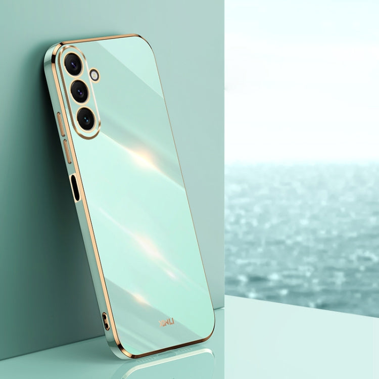 XINLI Straight Edge 6D Electroplate TPU Phone Case, For Samsung Galaxy A25 5G, For Samsung Galaxy S23 FE 5G, For Samsung Galaxy M54 5G