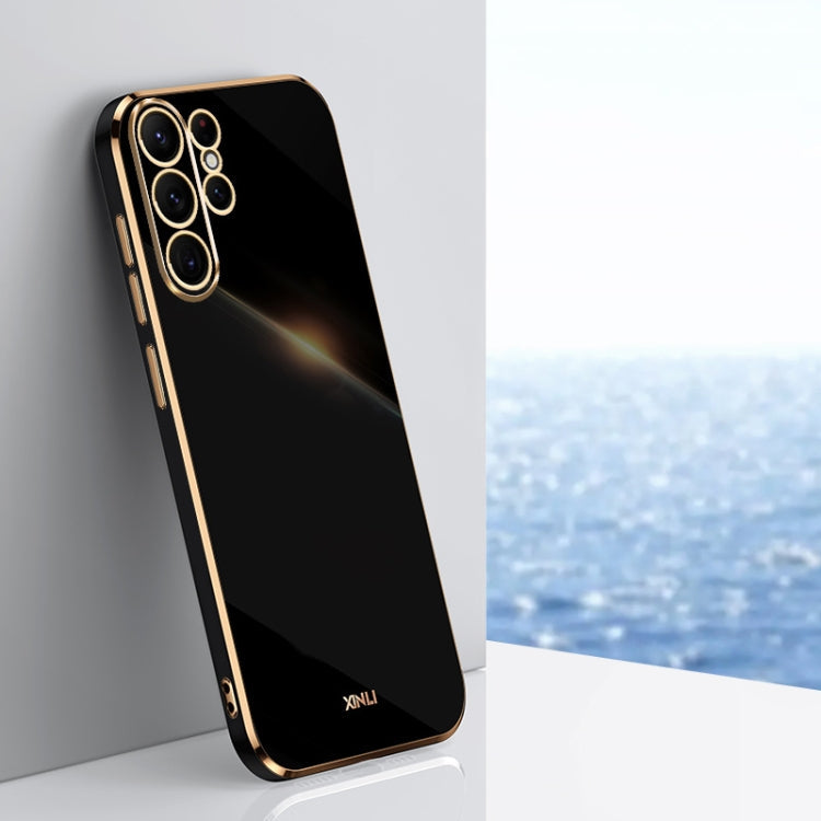 XINLI Straight Edge 6D Electroplate TPU Phone Case, For Samsung Galaxy A55, For Samsung Galaxy A35 5G, For Samsung Galaxy S24 Ultra 5G