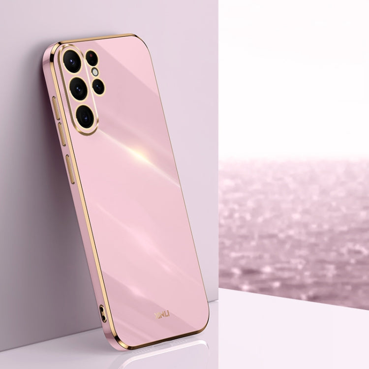 XINLI Straight Edge 6D Electroplate TPU Phone Case, For Samsung Galaxy A55, For Samsung Galaxy A35 5G, For Samsung Galaxy S24 Ultra 5G