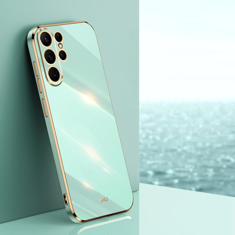 XINLI Straight Edge 6D Electroplate TPU Phone Case, For Samsung Galaxy A55, For Samsung Galaxy A35 5G, For Samsung Galaxy S24 Ultra 5G