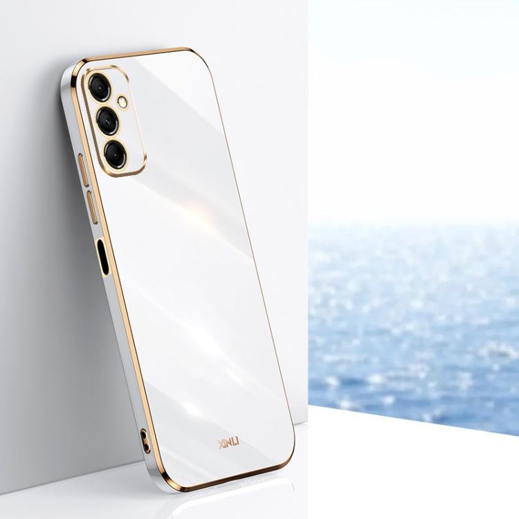 XINLI Straight Edge 6D Electroplate TPU Phone Case, For Samsung Galaxy S24+ 5G, For Samsung Galaxy S24 5G, For Samsung Galaxy A15