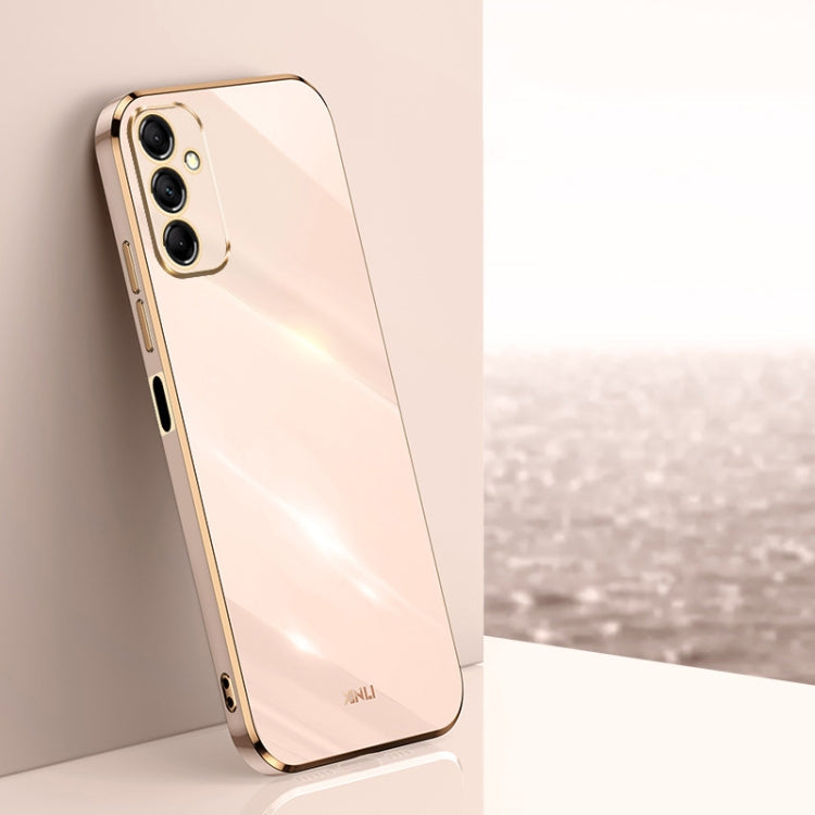 XINLI Straight Edge 6D Electroplate TPU Phone Case, For Samsung Galaxy S24+ 5G, For Samsung Galaxy S24 5G, For Samsung Galaxy A15