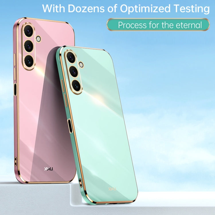 XINLI Straight Edge 6D Electroplate TPU Phone Case, For Samsung Galaxy A25 5G, For Samsung Galaxy S23 FE 5G, For Samsung Galaxy M54 5G