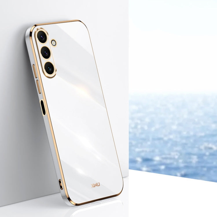 XINLI Straight Edge 6D Electroplate TPU Phone Case, For Samsung Galaxy A25 5G, For Samsung Galaxy S23 FE 5G, For Samsung Galaxy M54 5G