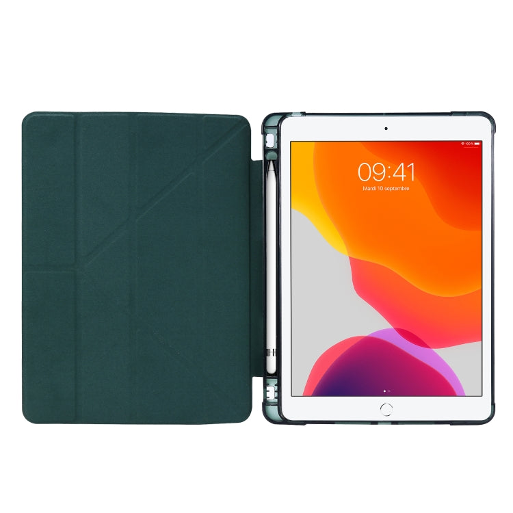 Airbag Deformation Horizontal Flip Leather Case with Holder & Pen Holder, For iPad 10.2 2021 / 2020 / 2019, For iPad Mini (2019), For iPad Mini 4