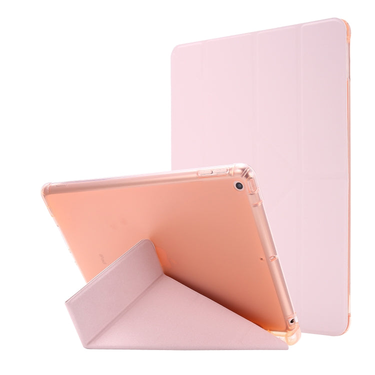 Airbag Deformation Horizontal Flip Leather Case with Holder & Pen Holder, For iPad 10.2 2021 / 2020 / 2019, For iPad Mini (2019), For iPad Mini 4