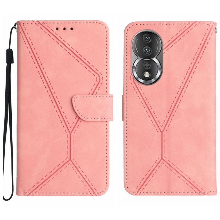 Stitching Embossed Leather Phone Case, For Honor 80, For Honor 80 Pro, For Honor X5 4G, For Honor X9a 5G /Magic5 Lite