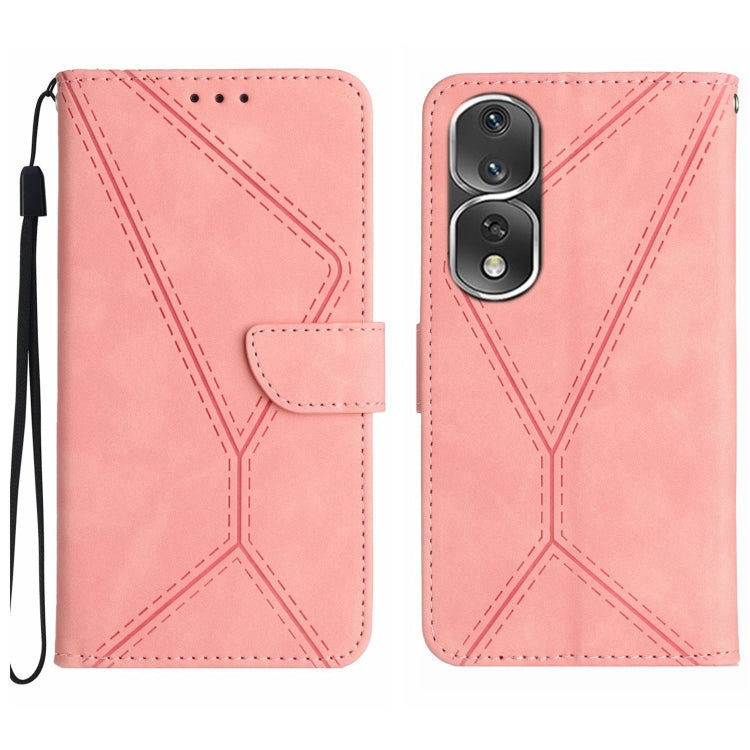 Stitching Embossed Leather Phone Case, For Honor 80, For Honor 80 Pro, For Honor X5 4G, For Honor X9a 5G /Magic5 Lite