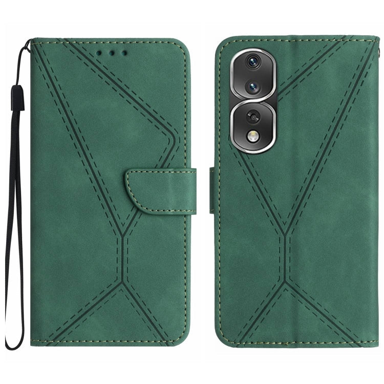Stitching Embossed Leather Phone Case, For Honor 80, For Honor 80 Pro, For Honor X5 4G, For Honor X9a 5G /Magic5 Lite